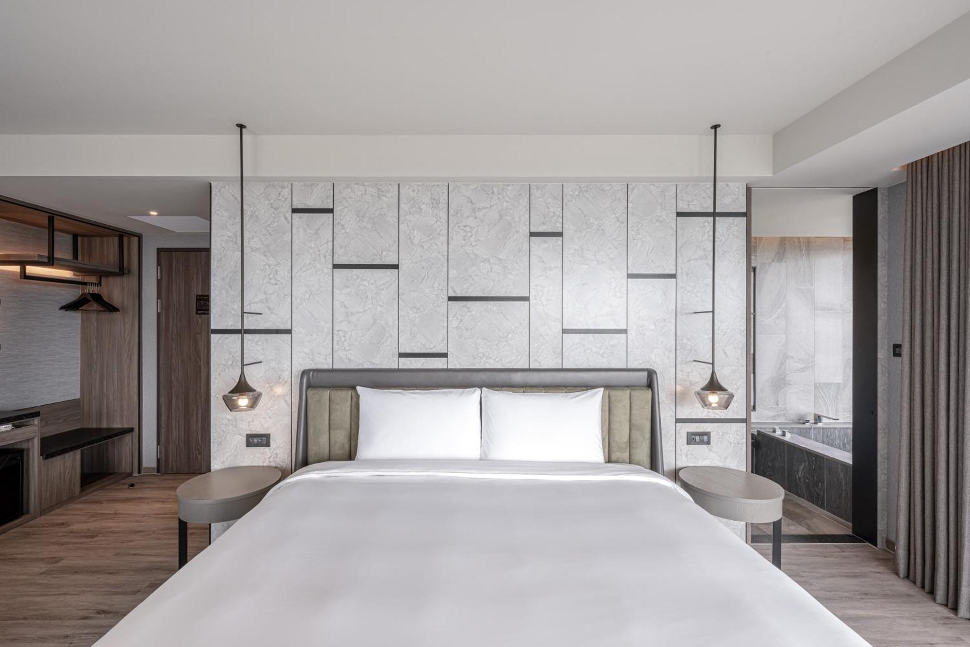 Lakeshore Hotel Hualien Taroko Shunan Bilik gambar A bedroom at the hotel